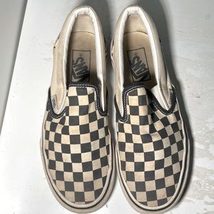 VANS CLASSIC SLIP ON CHECKERBOARD